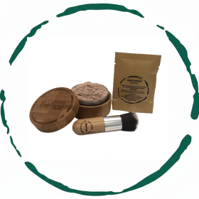 Premium BeNat Translucent Loose Setting Powder Kit with Eco-Friendly Bamboo Case, Ultra-Fine Matte Finish Finishing Powder Premium BeNat Translucent Loose Setting Powder Kit with Eco-Friendly Bamboo Case, Ultra-Fine Matte Finish Finishing Powder